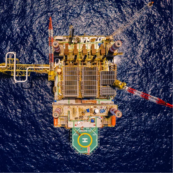 Compresión de gas costa afuera Nuvoil — plataforma Jack Up Golfo de México