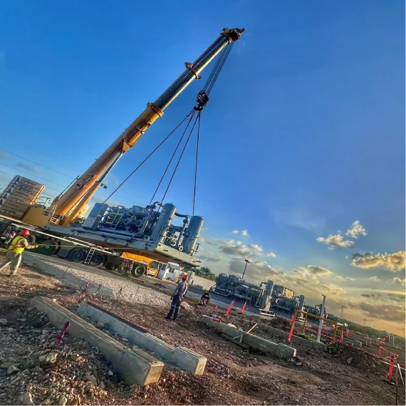 Etapa de construcción 2 Nuvoil — montaje motocompresores Yucatán