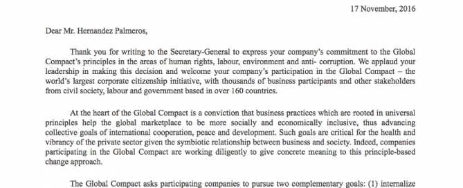 Pacto Mundial Mariano Hernandez Palmeros