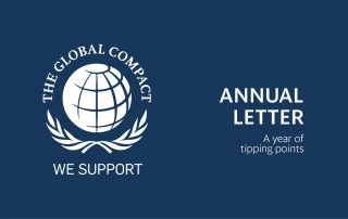 Nuvoil receives an annual letter of appreciation from the Global Compact