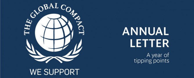 Nuvoil receives an annual letter of appreciation from the Global Compact