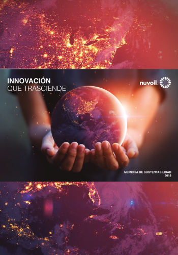 portada memoria de sustentabilidad nuvoil 2018