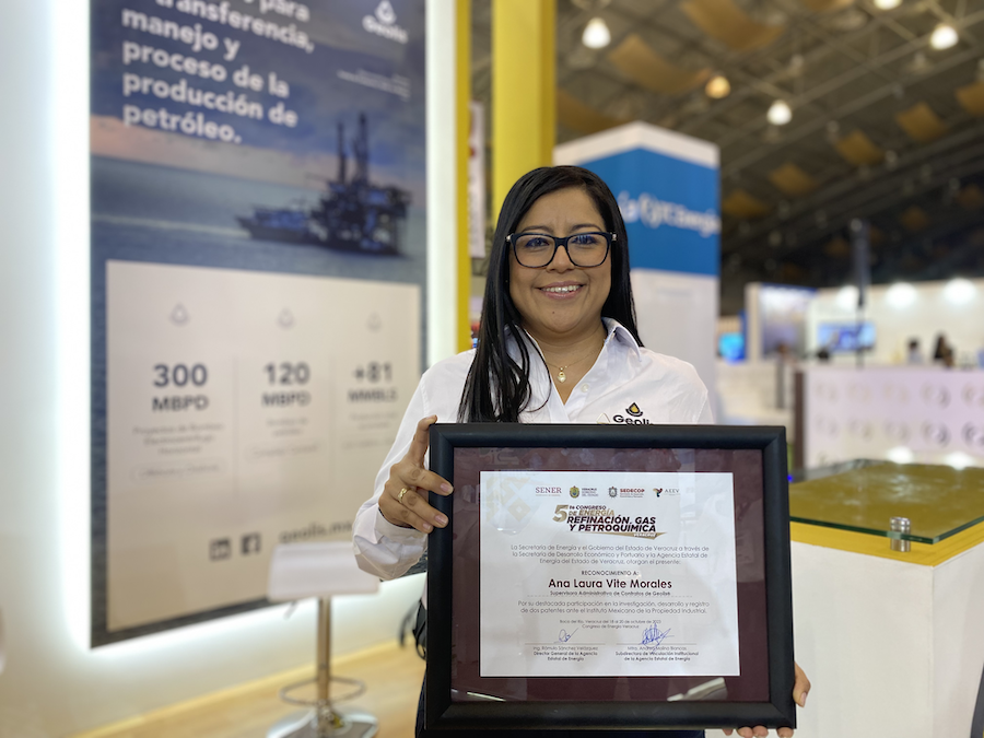 SENER reconoce a Ingeniera Mexicana de Nuvoil por innovación en patentes