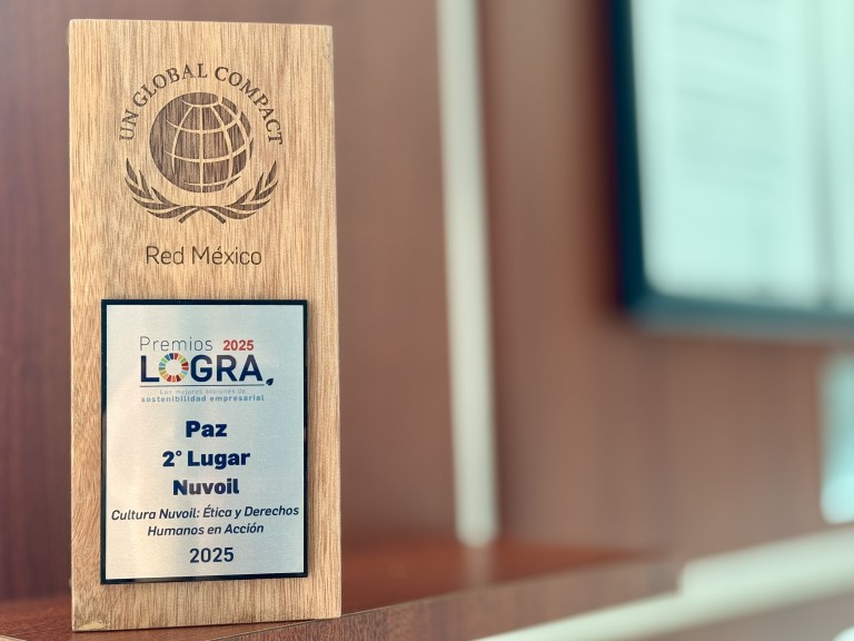 Nuvoil recibe Premio LOGRA por su liderazgo en sustentabilidad, gobernanza y derechos humanos